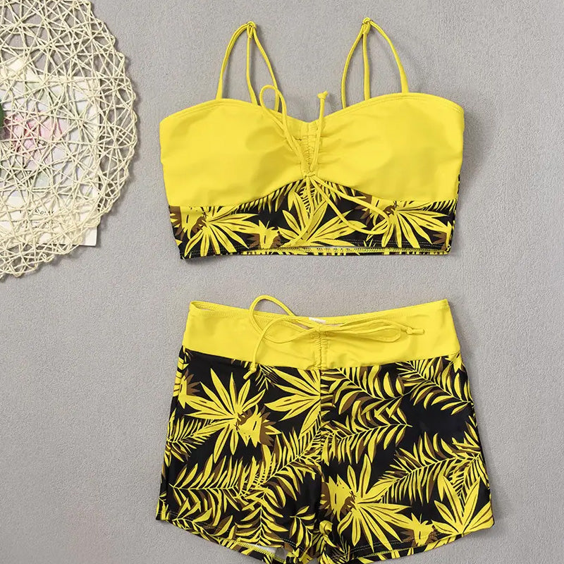 🔥50% Rabatt!👙 Bedruckter zweiteiliger Badeanzug für Damen
