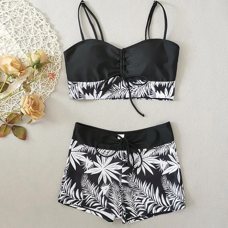 🔥50% Rabatt!👙 Bedruckter zweiteiliger Badeanzug für Damen