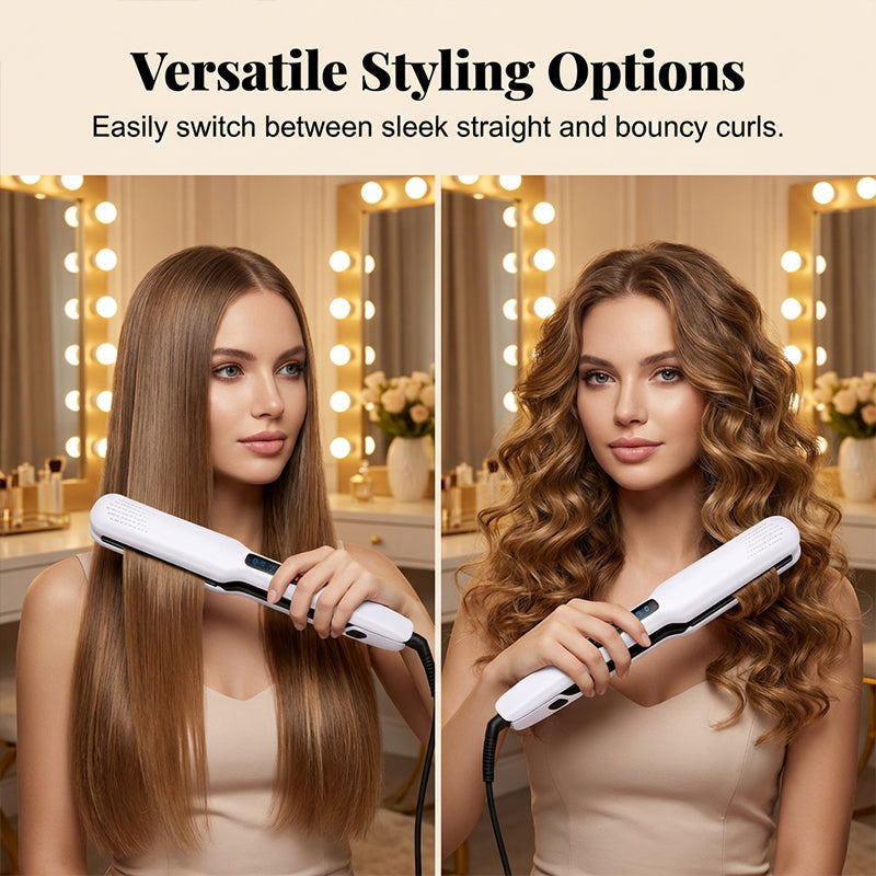 🔥 50% RABATT | StyleNova™ 2-in-1 Haarglätter & Lockenstab mit Ionen-Technologie