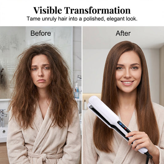 🔥 50% RABATT | StyleNova™ 2-in-1 Haarglätter & Lockenstab mit Ionen-Technologie