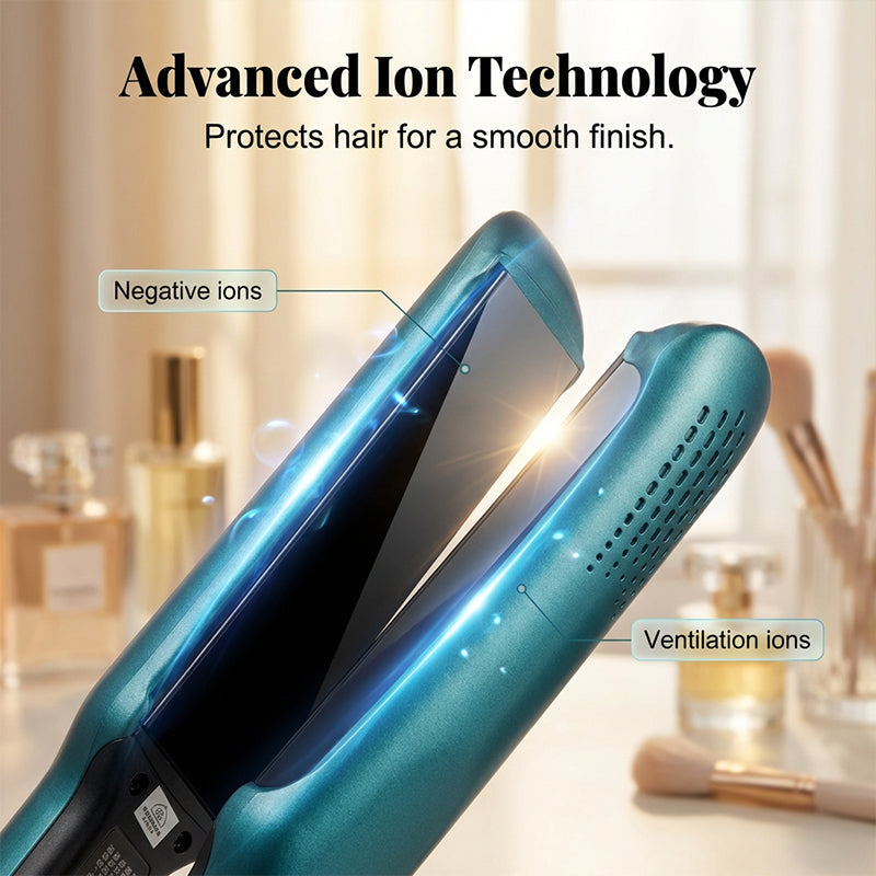 🔥 50% RABATT | StyleNova™ 2-in-1 Haarglätter & Lockenstab mit Ionen-Technologie