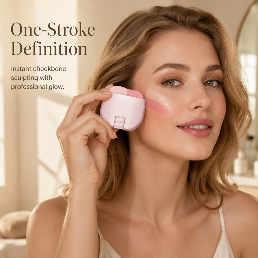 Lumivelle™ 2-in-1 Highlighter- & Rouge-Stick – Für Einen Natürlich Strahlenden Teint