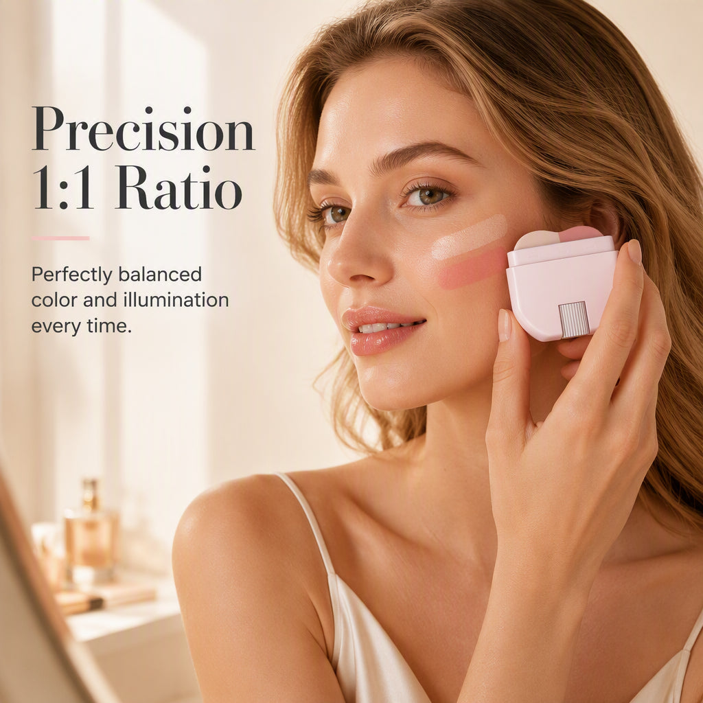 Lumivelle™ 2-in-1 Highlighter- & Rouge-Stick – Für Einen Natürlich Strahlenden Teint