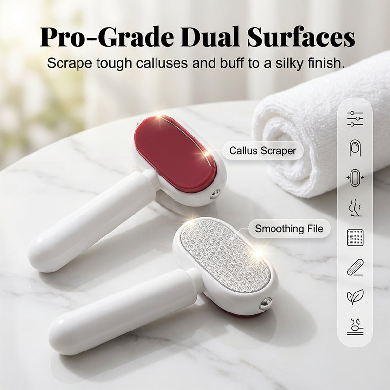 1+1 GRATIS | SoleSmooth™ 2-in-1 Fußhorn – Für glatte, weiche Füße ohne Hornhaut