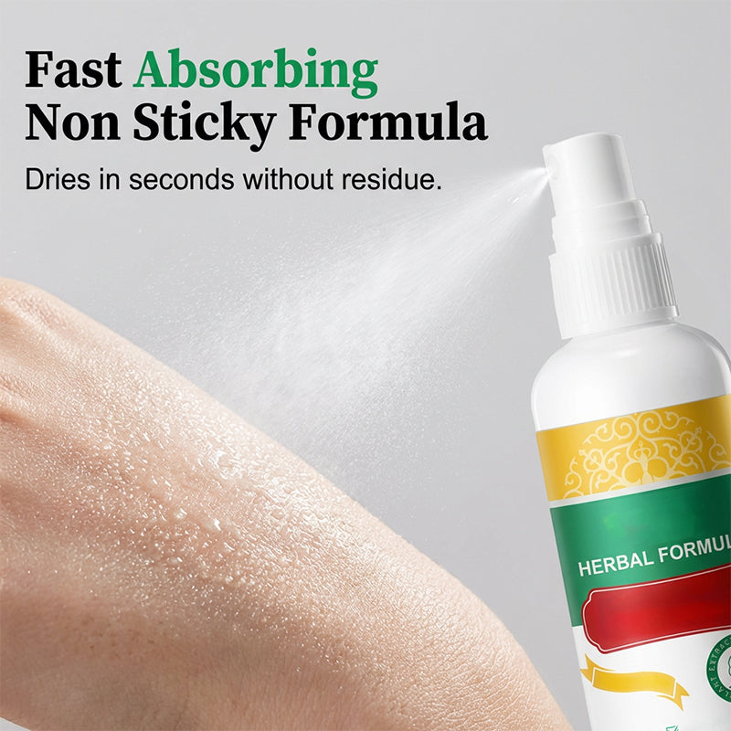 FootLunera™ Kräuter-Fußpflegespray – Hornhaut entfernen, Fußgeruch neutralisieren & Fersen glätten