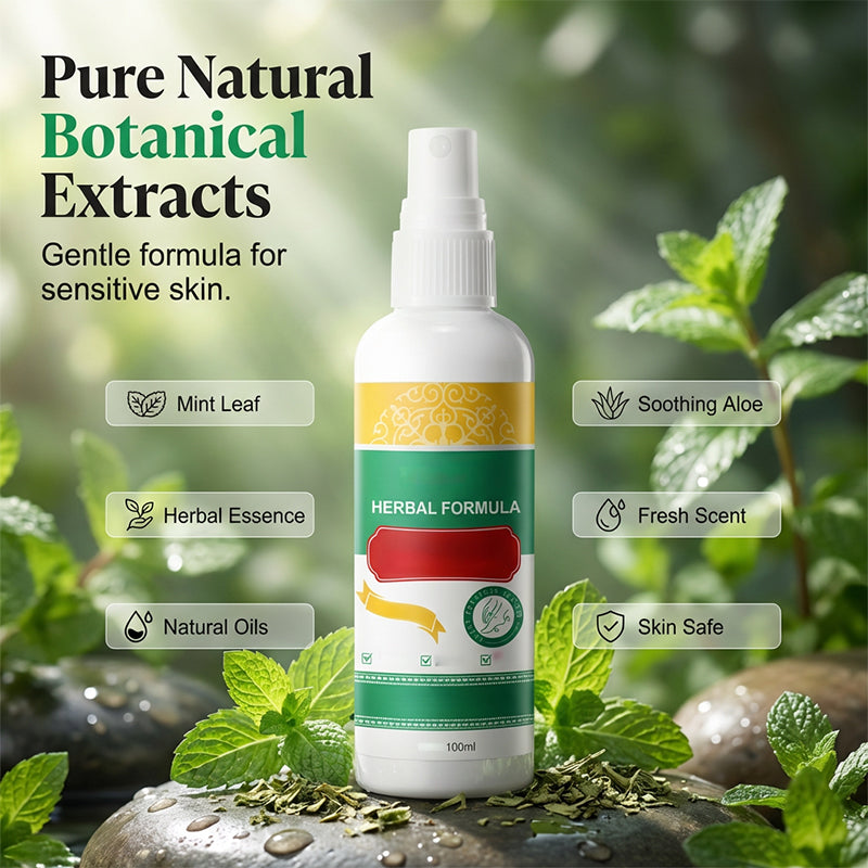 FootLunera™ Kräuter-Fußpflegespray – Hornhaut entfernen, Fußgeruch neutralisieren & Fersen glätten