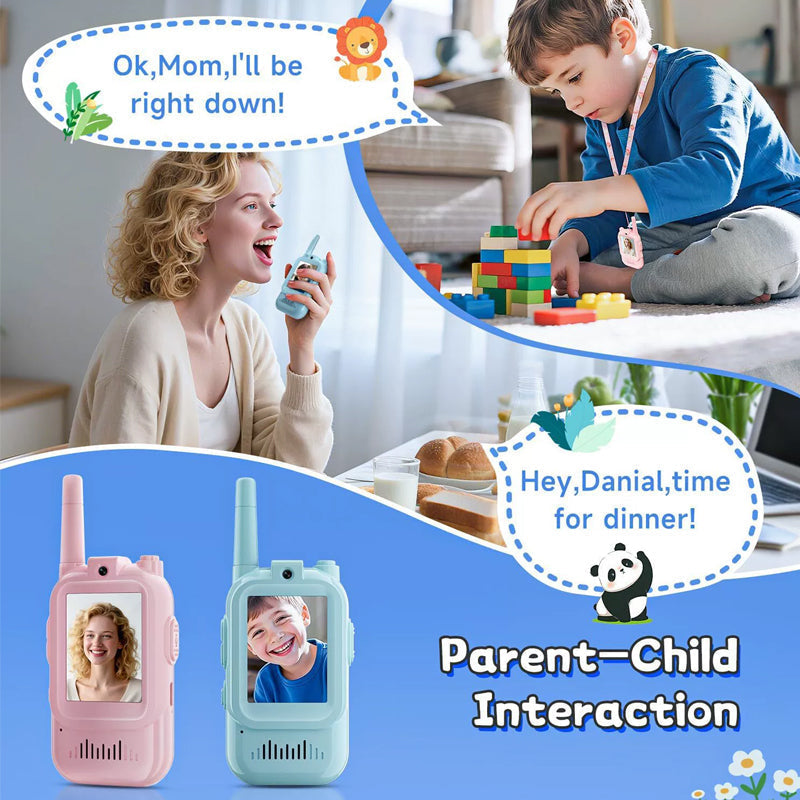 VoxiPlay™ Kinder-Video-Walkie-Talkies – Sofort kommunizieren & gemeinsam Abenteuer erleben